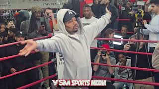 Gervonta Davis Pulls Up to media Workout \u0026 Immediately RUSHES out the gym