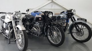 1956 Triumph T110 Pre Unit - spending the summer at the museum