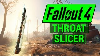 FALLOUT 4: How To Get THROATSLICER Unique KNIFE in Nuka World DLC! (Unique Weapon Guide)