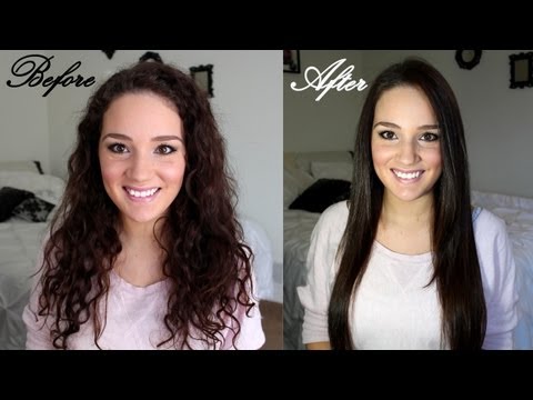 How to Straighten Curly Hair & Maintain It How to Straighten Curly Hair & Maintain It
