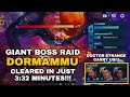 MARVEL Future Fight - DORMAMMU GIANT BOSS RAID CLEARED IN 3:32 MINUTES!!!