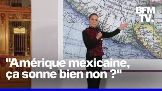 La présidente du Mexique propose ironiquement de renommer les États-Unis \