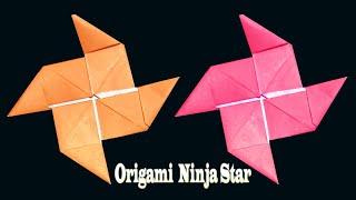 Origami Ninja Star - How To Make paper Ninja Star Easy (Shuriken) #origami