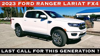 2023 Ford Ranger Lariat FX4 - What's New For 2023 ? POV Review \u0026 Test Drive Of This Mid Size Pickup.