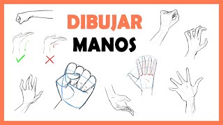 Cómo DIBUJAR MANOS anime | ⭐ TRUCOS DEFINITIVOS para dibujar manos fáciles ⭐