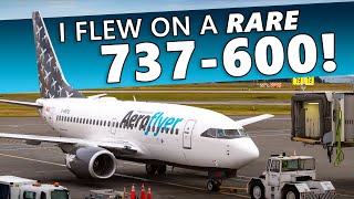 I Flew on a RARE Boeing 737-600!