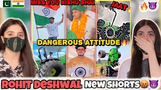 Pakistani reaction On Rohit Deshwal full attitude videos Rohit dangerous🔥😈 attitude#jaat #jaat