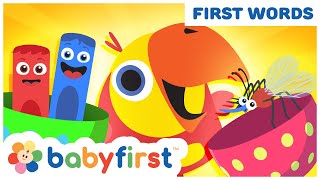 Toddler Learning Videos | Color Crew & Larry Surprise Eggs | Learn Wild Animals & More |BabyFirst TV