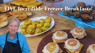 FIVE Incredible Freezer Breakfasts to Simplify Your Life!