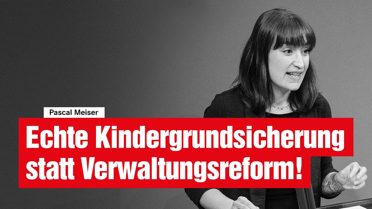 Echte Kindergrundsicherung Statt Verwaltungsreform! - YouTube