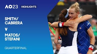 Smith/Cabrera v Matos/Stefani Highlights | Australian Open 2023 Quarterfinal