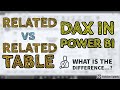 Related Vs RelatedTable DAX in Power BI - TAIK18 (6-19) Power BI