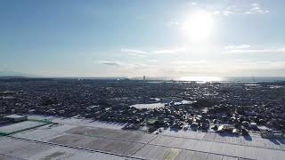 秋田市ドローン空撮（飯島薬師田上空）