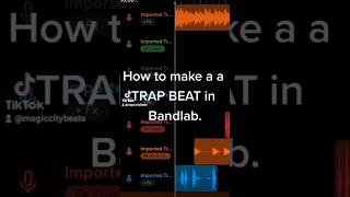 How to make a TRAP BEAT using @bandlab #madeonbandlab