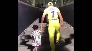 Proud Moments For A Daughter Jiva Dhoni / Chennai Super Kings 2018