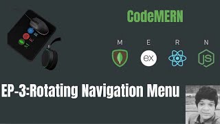 Rotating Navigation Menu Using HTML, CSS & JavaScript | (Rotate And Slide Effect)