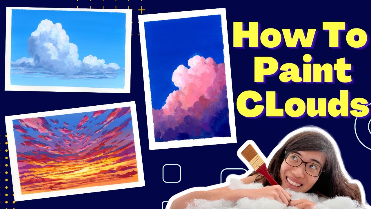 How To Paint Cloud Quickly Improve Your Cloud Painting Youtube