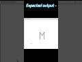 How to Draw Alphabet M using Python Turtle Module