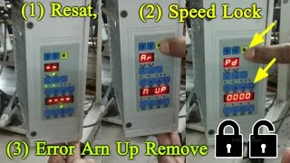 jack 8669 UT reset , error Arn up remove & Speed Lock || power mix control box