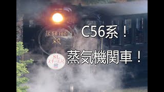 『ＪＲ西日本』C56系！蒸気機関車！『東海道本線』