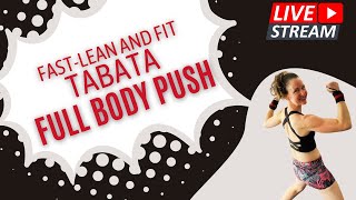 LIVE #329 ▹Tabata Workout For Women Over 40 - Full Body Workout➡️ 360 Degree Core Power Push Sculpt