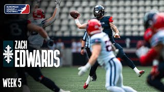 Magic Zach Edwards is back with 4 TDs in ONE GAME | Sea Devils @ Musketeers | Player Highlight