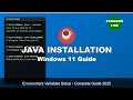 Install Java JDK & Configure Environment Variables - Beginner Tutorial