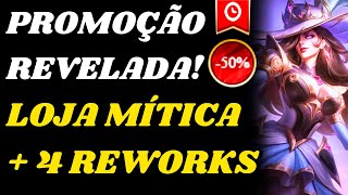 4 Novos Reworks Visuais, Nova Loja Mítica + Nova Promoção de Skins do League of Legends!