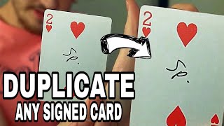 Signature Duplication - Magic Tutorial