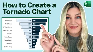 How to a Tornado Chart in Excel