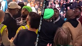 JARRET HURD CONFRONTS AND SLAPS JERMALL CHARLO AT CANELO FIGHT; NEAR SCUFFLE INSUES