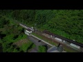 野岩鉄道会津鬼怒川線 上三依塩原温泉口駅 mavic pro 4k