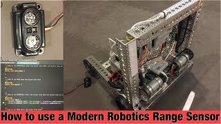 How to use the MR Range Sensor for FTC Robotics