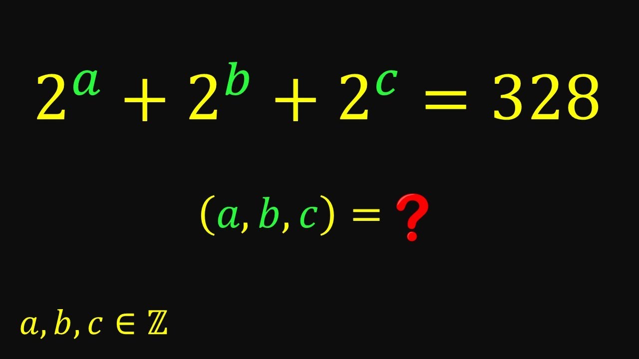 Can You Solve It? | How? | Find The Value Of (a,b,c) - YouTube