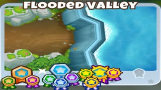 Bloons TD6 (No Commentary) Flooded Valley - Double HP Moabs