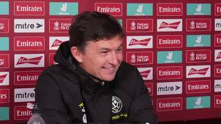 Paul Heckingbottom - Chelsea v Sheffield United - Pre-Match Press Conference - FA Cup