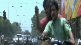 SURIYA fall down in bike with VIJAY