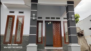 RUMAH MINIMALIS CANTIK ATAP LIMASAN 6X12