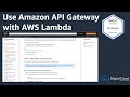 Use Amazon API Gateway with AWS Lambda