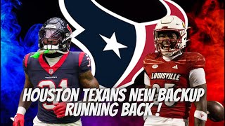 Houston Texans New Backup Running Back?