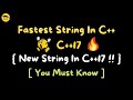 std string_view in C++17 | Fastest String In C++