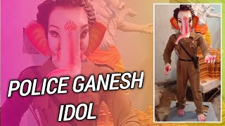 Police Ganesh Idols at Dhoolpet// Hyderabad Ganesh Idols 2021 // Dhoolpet Ganesh 2021