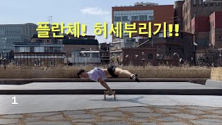 꾸준히 하기 프로젝트 체조 #135 플란체 허세부리기