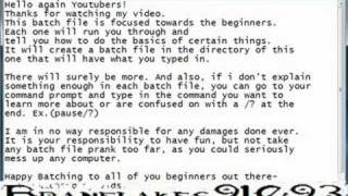 Tutorial2 batch files for beginners-goto command
