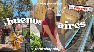 VLOG de BUENOS AIRES ✨ thrifting, apartment hunting, living in buenos aires argentina as a foreigner