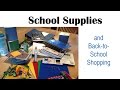 School Supplies - U.S. Culture & Vocabulary- Back-to-School Shopping