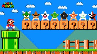 Super Mario Bros. but there are MORE Custom Star All Enemies!