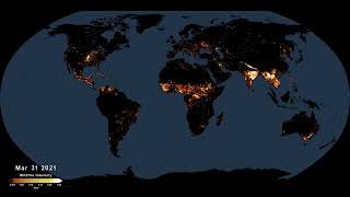 Active Fires As Observed by VIIRS, January-September 2021