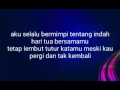 Balasan surat cinta untuk starla - Lirik