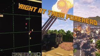 Destruction and Precision: Artillery x Radar tutorial in Minecraft, NGDW-Beyond Visual Range